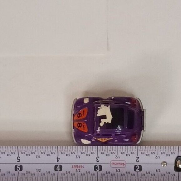 Tonka Volkswagon Beetle Penny Racer Pull Back VW (Tested) Purple Paint Has Wear - Picture 10 of 10